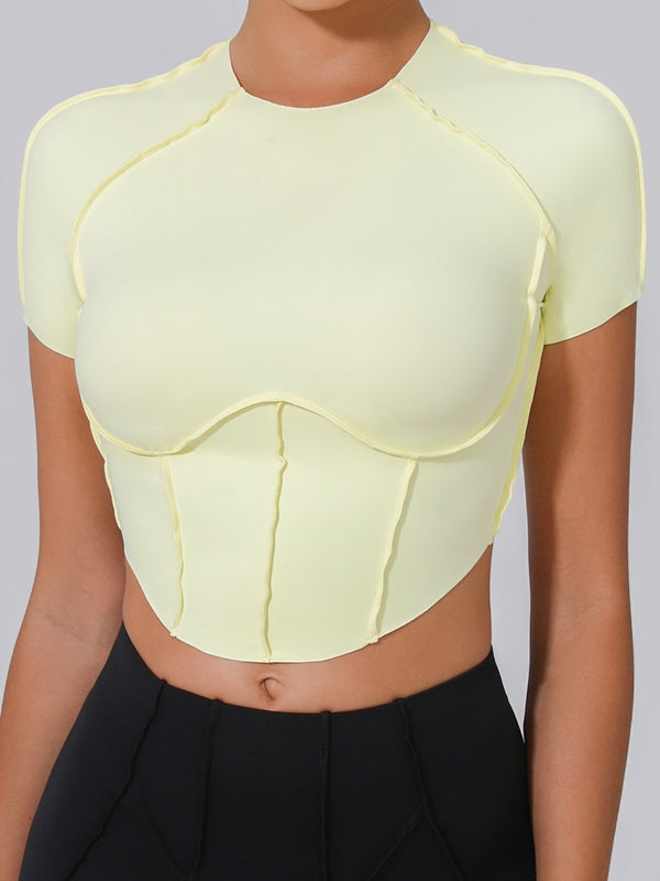 ZASUWA Female Super “Future Interstellar” Stitch Performance Short Sleeves