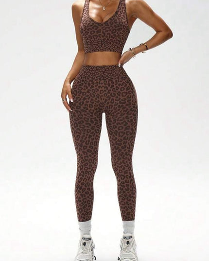 ZASUWA Female Leopard Print Tracksuit