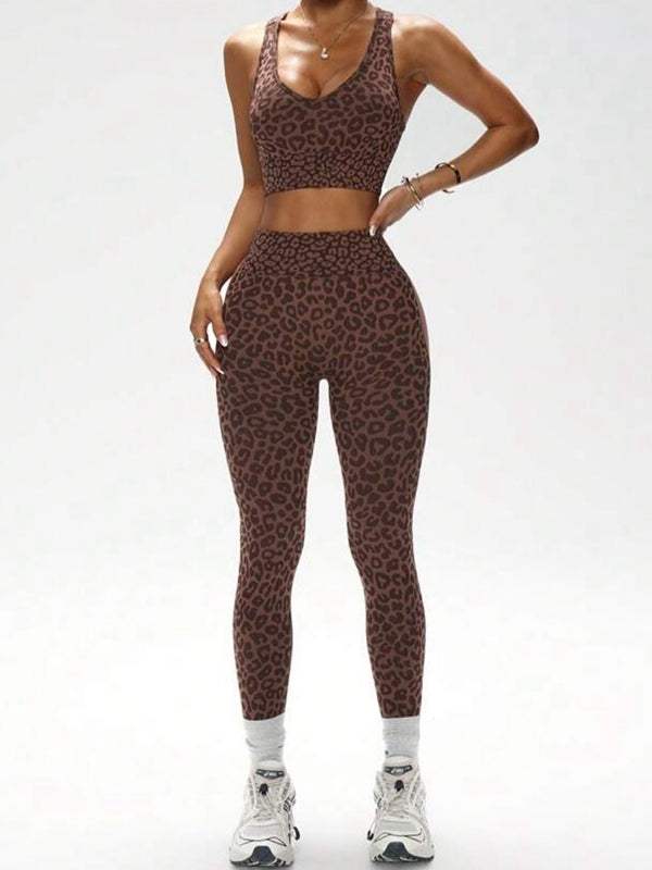 ZASUWA Female Leopard Print Tracksuit