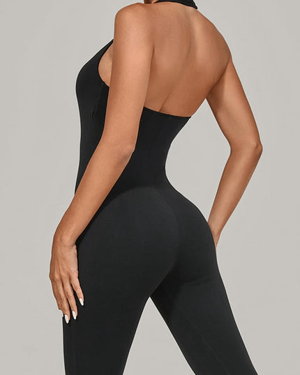 ZASUWA Female Backless Halter Jumpsuit