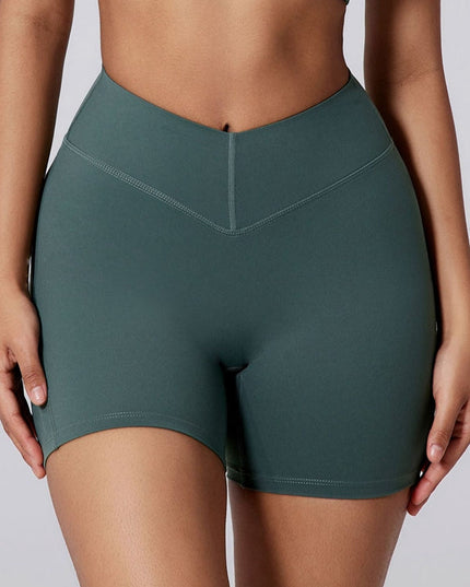 ZASUWA Female V-shape Waist Hip-lift Shorts