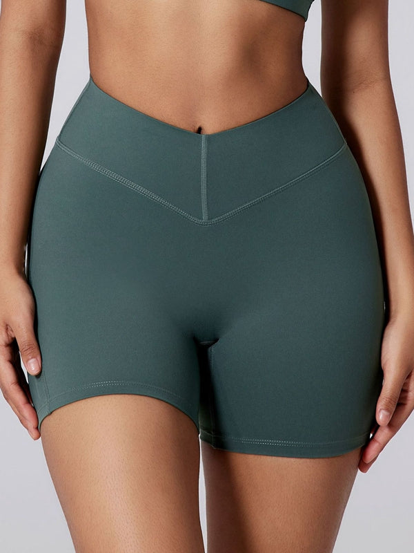 ZASUWA Female V-shape Waist Hip-lift Shorts
