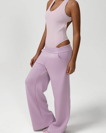 ZASUWA Female Pocket Casual Pants