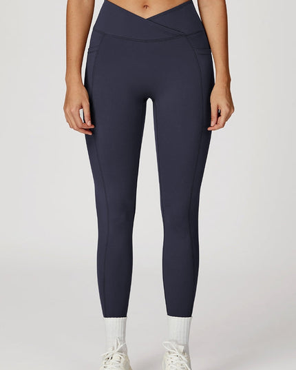 ZASUWA Female V shape-waist Pocket Leggings