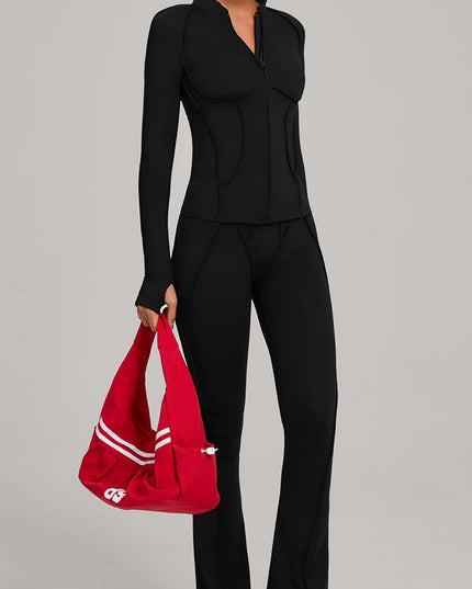 ZASUWA Female Stitch Zipper Jacket