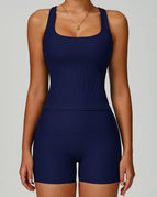 Navy / S / Shorts+Tank