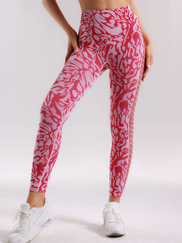 ZASUWA Female Camouflage Hollow Out Hot Booty Leggings