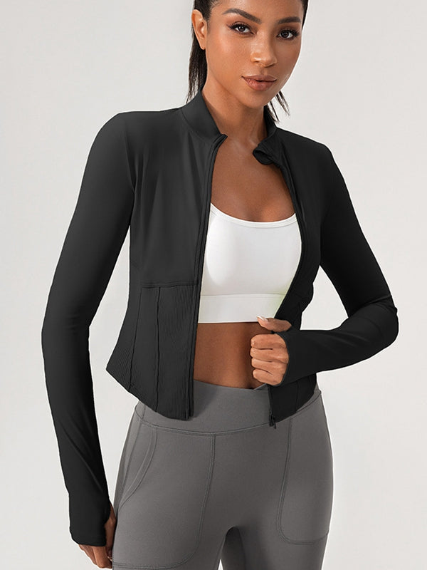 ZASUWA Female Corset Zipper Jacket