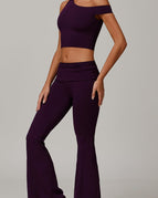 Indigo / S / Tank+Flare Leggings