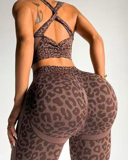 ZASUWA Female Leopard Print Tracksuit