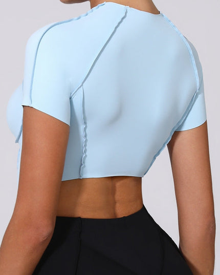 ZASUWA Female Super “Future Interstellar” Stitch Performance Short Sleeves