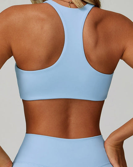 ZASUWA Female Solid Color Zipper Thumbhole Jacket