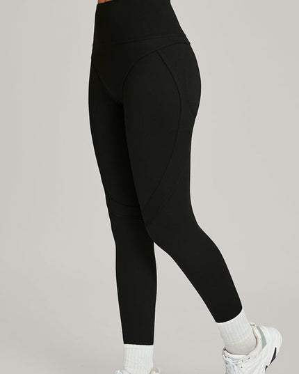 ZASUWA Female Contrast Color Push Up Yoga Leggings