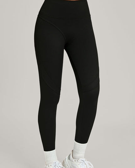 ZASUWA Female Contrast Color Push Up Yoga Leggings