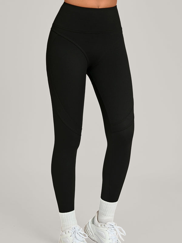 ZASUWA Female Contrast Color Push Up Yoga Leggings