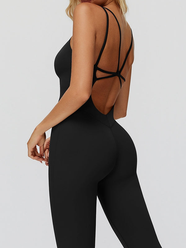 ZASUWA Female Cross Back Jumpsuit