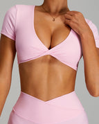 Pink / S / Short Sleeves