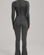 Dim Gray / S / Leggings+Jacket