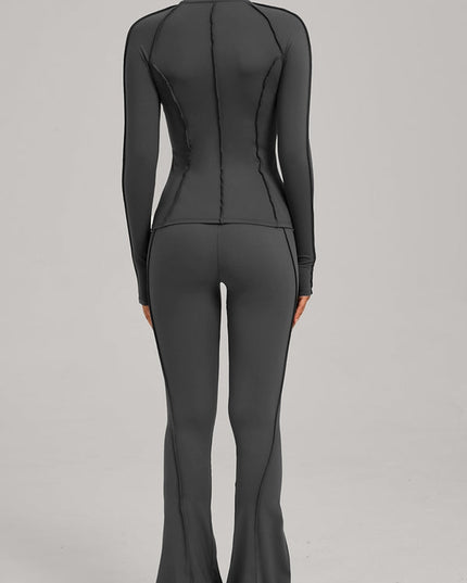 ZASUWA Female Stitch Flare Leggings