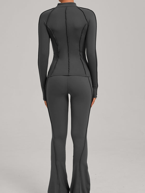 ZASUWA Female Stitch Flare Leggings