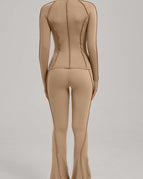 Tan / S / Leggings+Jacket