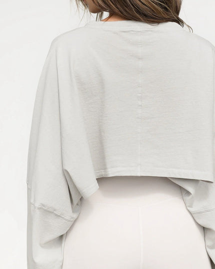 ZASUWA Female Casual Cropped Hoodie