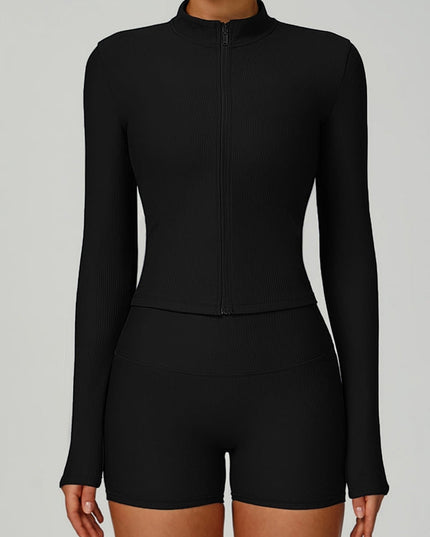 ZASUWA Female Ribbed 3-Pieces Traksuit