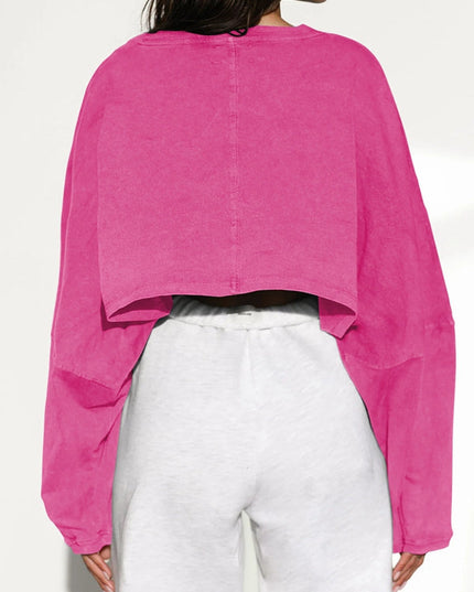 ZASUWA Female Casual Cropped Hoodie