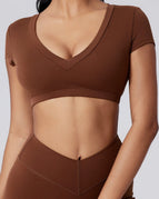 Saddle Brown / S / Short Sleeves