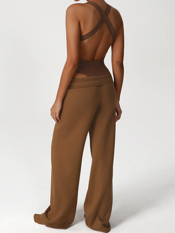 ZASUWA Female Pocket Casual Pants