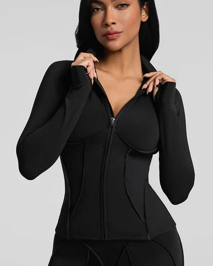 ZASUWA Female Super Stylish&Sexy Stitch Performance Short Sleeves