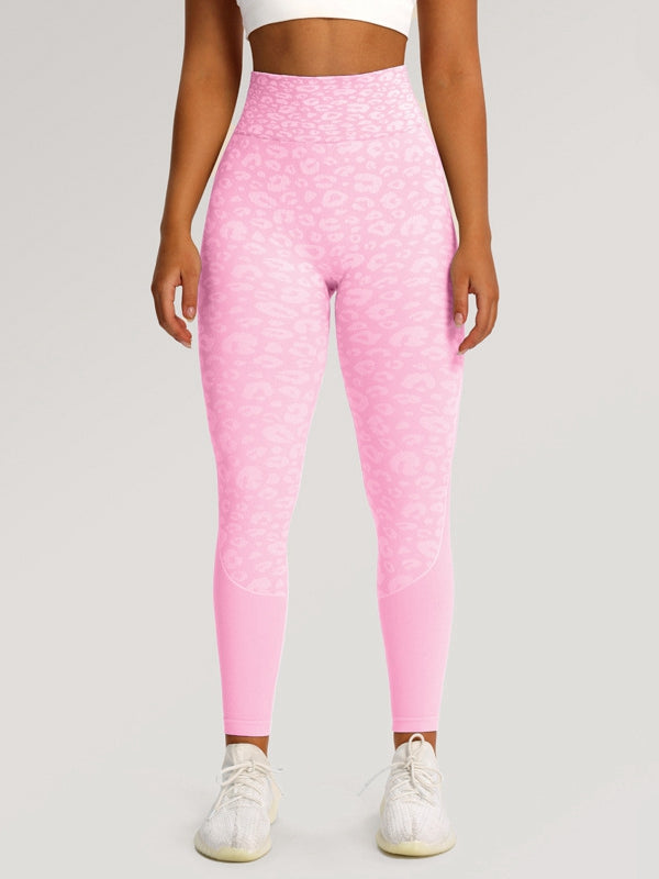 ZASUWA Female Seamless Leopard Print Hot Booty Leggings