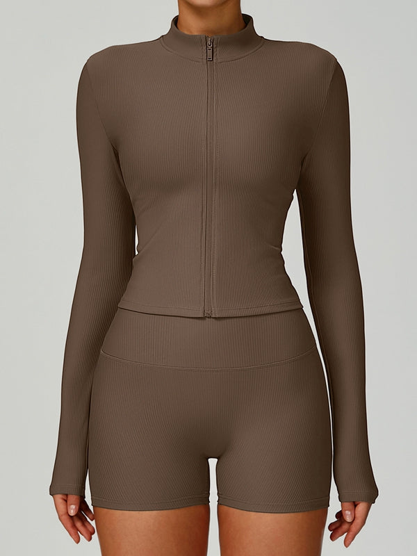 ZASUWA Female Ribbed 3-Pieces Traksuit