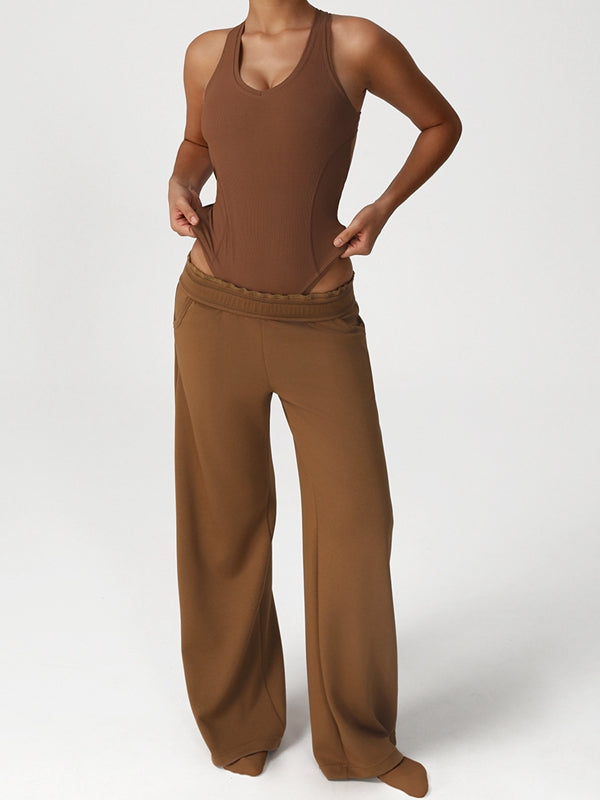 ZASUWA Female Pocket Casual Pants