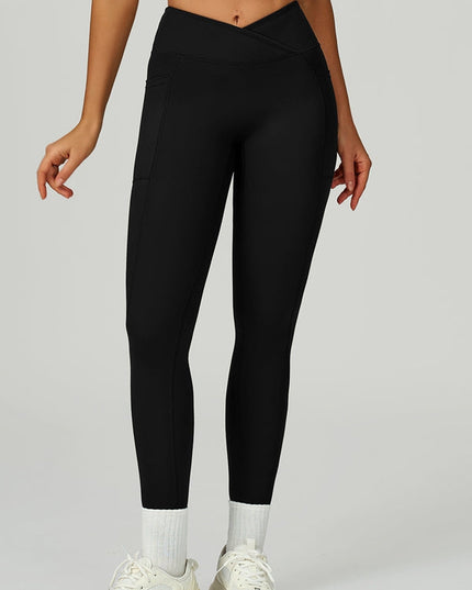 ZASUWA Female V shape-waist Pocket Leggings