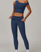 Navy / S / Tank+Leggings