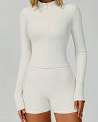 White / S / Shorts+Jacket