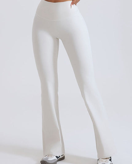 ZASUWA Female Faux Leather Flare Leggings