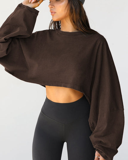 ZASUWA Female Casual Cropped Hoodie