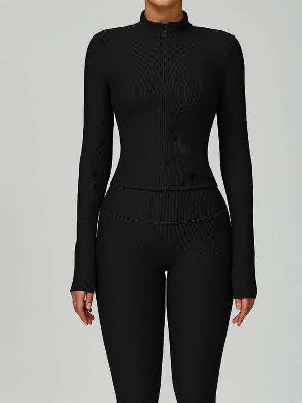 ZASUWA Female Ribbed Short Traksuit