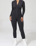 Grey / S / Long Sleeves Jumpsuit