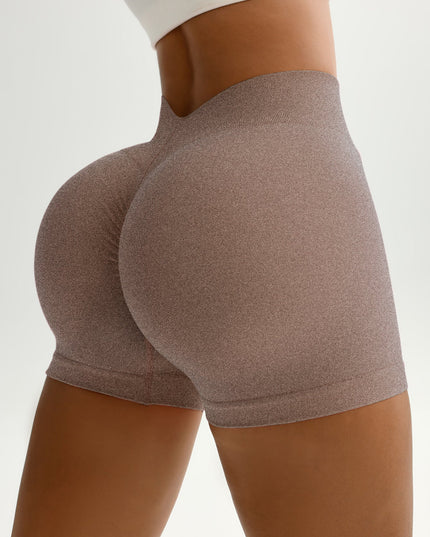 ZASUWA Female Super Deep V Back Seamless Shorts