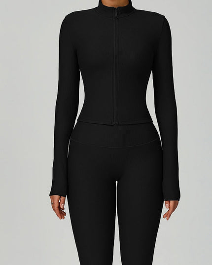 ZASUWA Female Ribbed 3-Pieces Traksuit