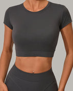 Grey / S / Short Sleeves