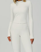 White / S / Leggings+Jacket