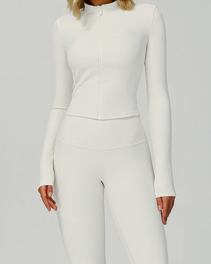 ZASUWA Female Ribbed 3-Pieces Traksuit