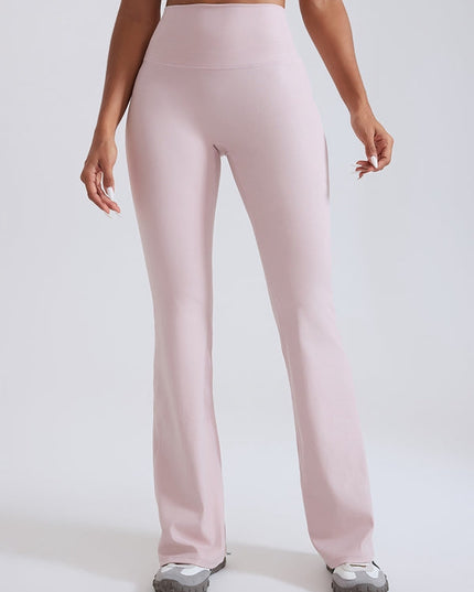 ZASUWA Female Faux Leather Flare Leggings