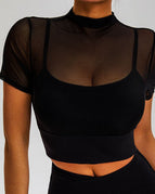 Black / S / Short Sleeves