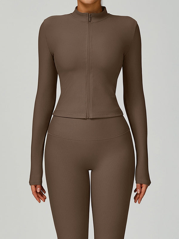 ZASUWA Female Ribbed Short Traksuit