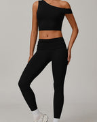 Black / S / Tank+Leggings